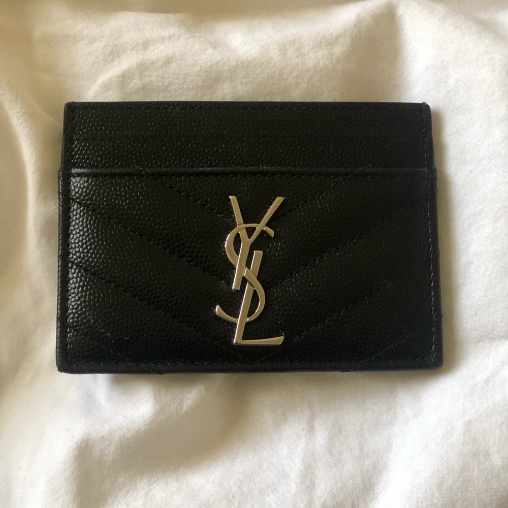 SOLD YSL Credit Card Holder